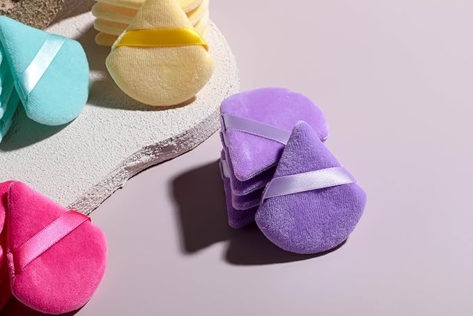 BS-MALL Makeup Sponge Set 20 Pcs – Premium Portable Super Soft Triangle Puff for Flawless Makeup Application,Beauty Cosmetic Applicators For Daily Use (Multicolored)