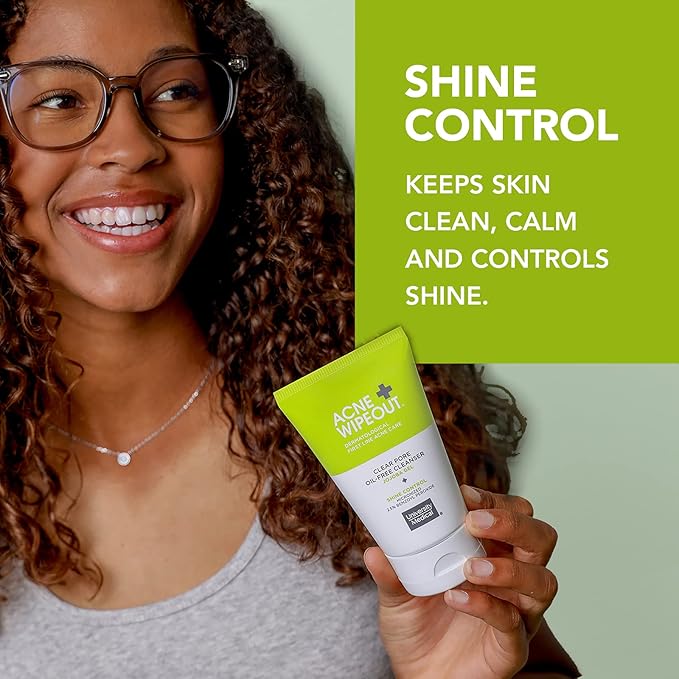 Acne Wipeout Clinical Acne System Kit - Combination Therapy Acne Treatment - Clear Pore Oil-free Cleanser, Retinol Plus Night Cream and All Day Breakout Control Acne Cream