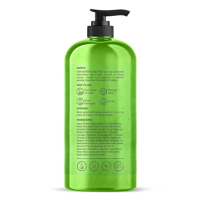 Botanic Hearth Calendula & Salicylic Acid Body Wash | Shower Gel 16 Fl Oz | Exfoliating Body Cleanser With Neem Leaf Extract & Vitamin E | Sulfate & Paraben|Free