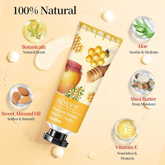 12 Pack Hand Cream for Dry Cracked Hands,Stocking Stuffers for Women,Bridesmaid Gifts,Small Gifts;Gifts for Women,Nurse Gifts,Teacher Appreciation Gifts,Natural Hand Lotion Travel Size