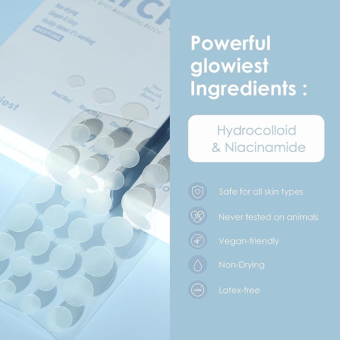 ASAP Active Spot Alleviating Patch [Bedtime] 52 Patches 8mm (16ea), 10mm (20ea) & 12mm (16ea) | Premium Hydrocolloid Dressing | Simple & Easy Active Treatment