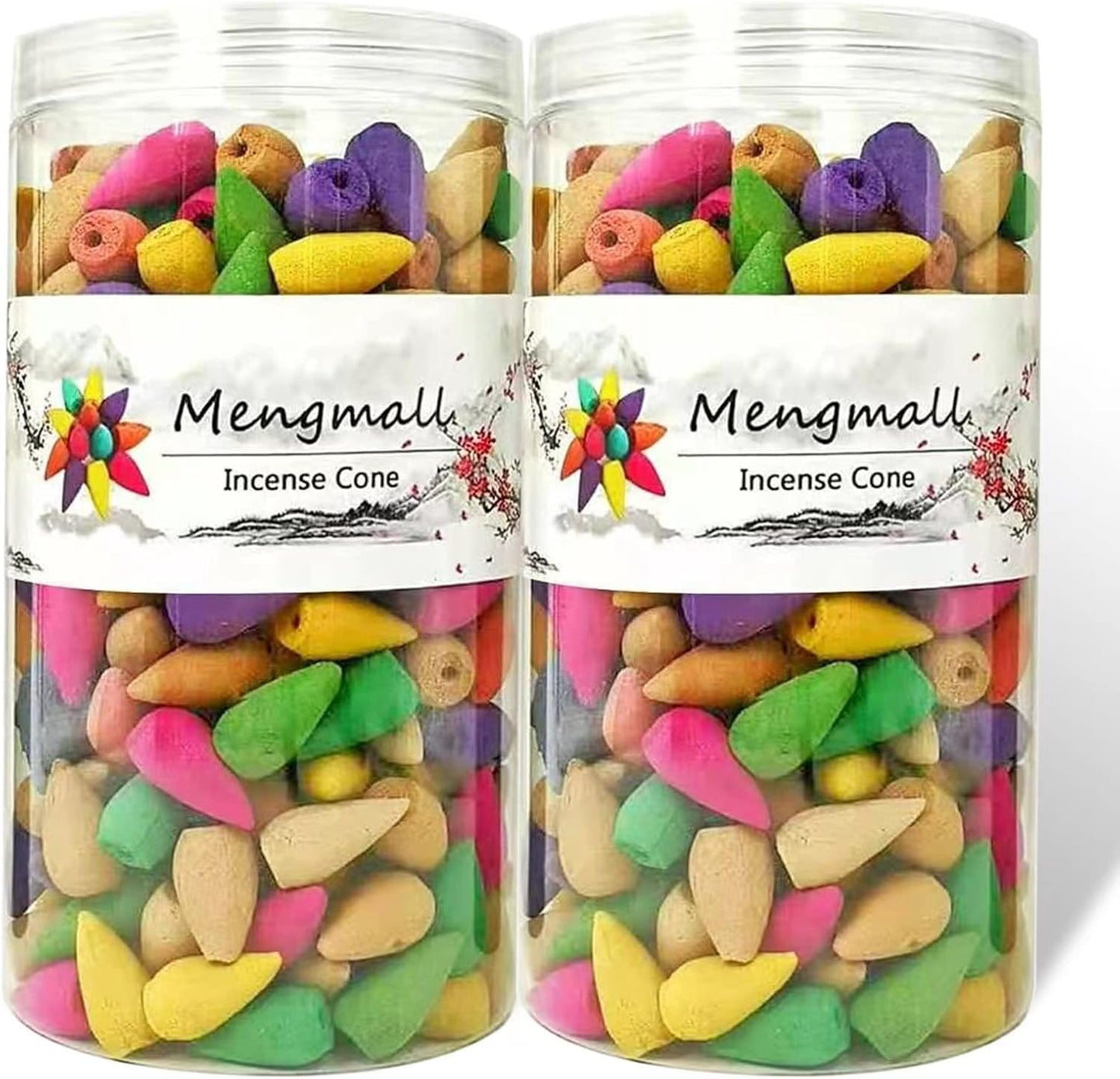 600 pcs Backflow Incense Cones for Waterfall Natural Scents for Incense Waterfall Burner