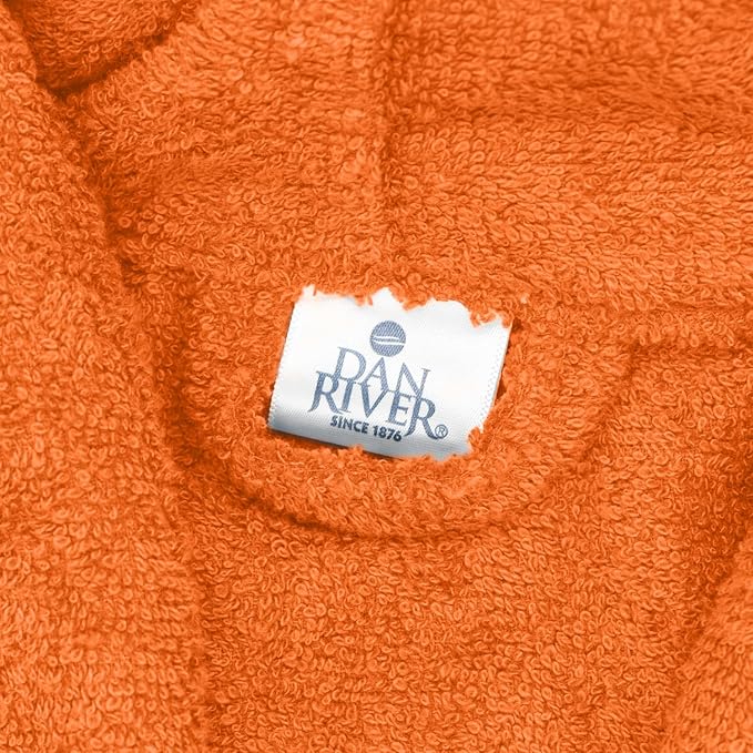 DAN RIVER Premium Cotton Terry Robes for Women and Men, Ultra Soft bathrobe with Adjustable Waist Belt and Pockets Pack of 1