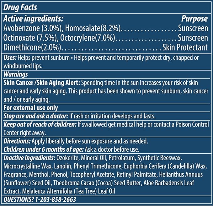 Dermatone Lip Balm Variety Pack | Moisturizing Lip Care | Soothe & Replenish Chapped Lips | SPF 30 | Aloe, Tea Tree Oil | 3-Pack (Coconut, Green Tea, Original)