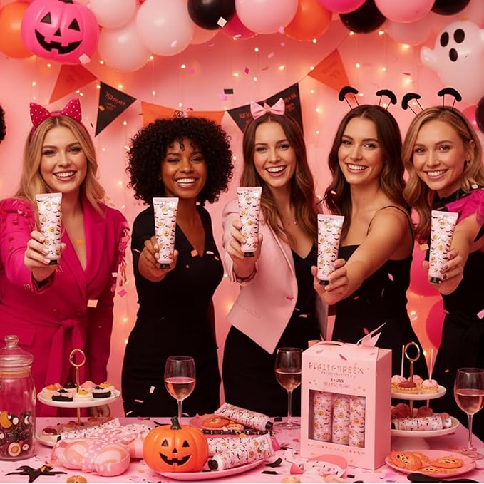 48 Sets Pink Halloween a Little Boo Is Almost Due Hand Cream Gifts Bulk Baby Shower Hand Cream Travel Size Lotion Bulk Fall Thanksgiving Party Supplies Favors Birthday Wedding for Guest