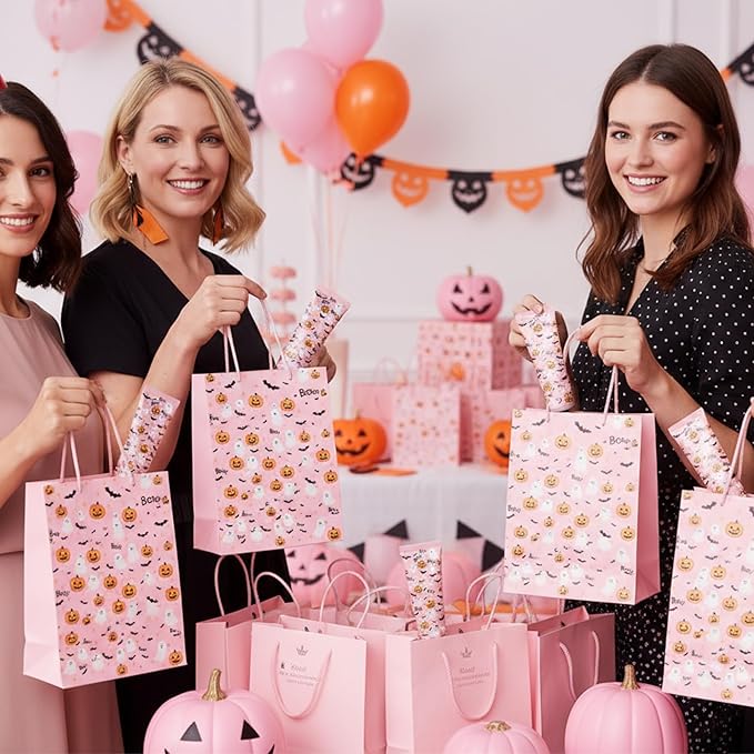 48 Sets Pink Halloween a Little Boo Is Almost Due Hand Cream Gifts Bulk Baby Shower Hand Cream Travel Size Lotion Bulk Fall Thanksgiving Party Supplies Favors Birthday Wedding for Guest