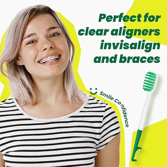 Disposable Mini Travel Toothbrushes，Prepasted On-The-Go Whitening Toothbrushes,Individually Wrapped，Disposable，Prepasted Travel Toothbrushes- Peppermint Flavor -（24-Pack）