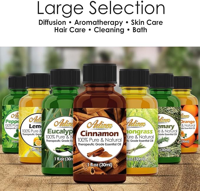 Artizen 30ml Oils - Ginger Essential Oil - 1 Fluid Ounce - Ginger Oil - Aromatherapy Oils - Ginger Aromatherapy Oil