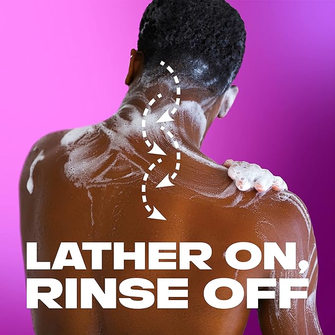 AXE Body Wash 4 Count 12h Refreshing Scent Excite Crisp Coconut & Black Pepper Men's Body Wash with 100% Plant-Based Moisturizers 16 oz