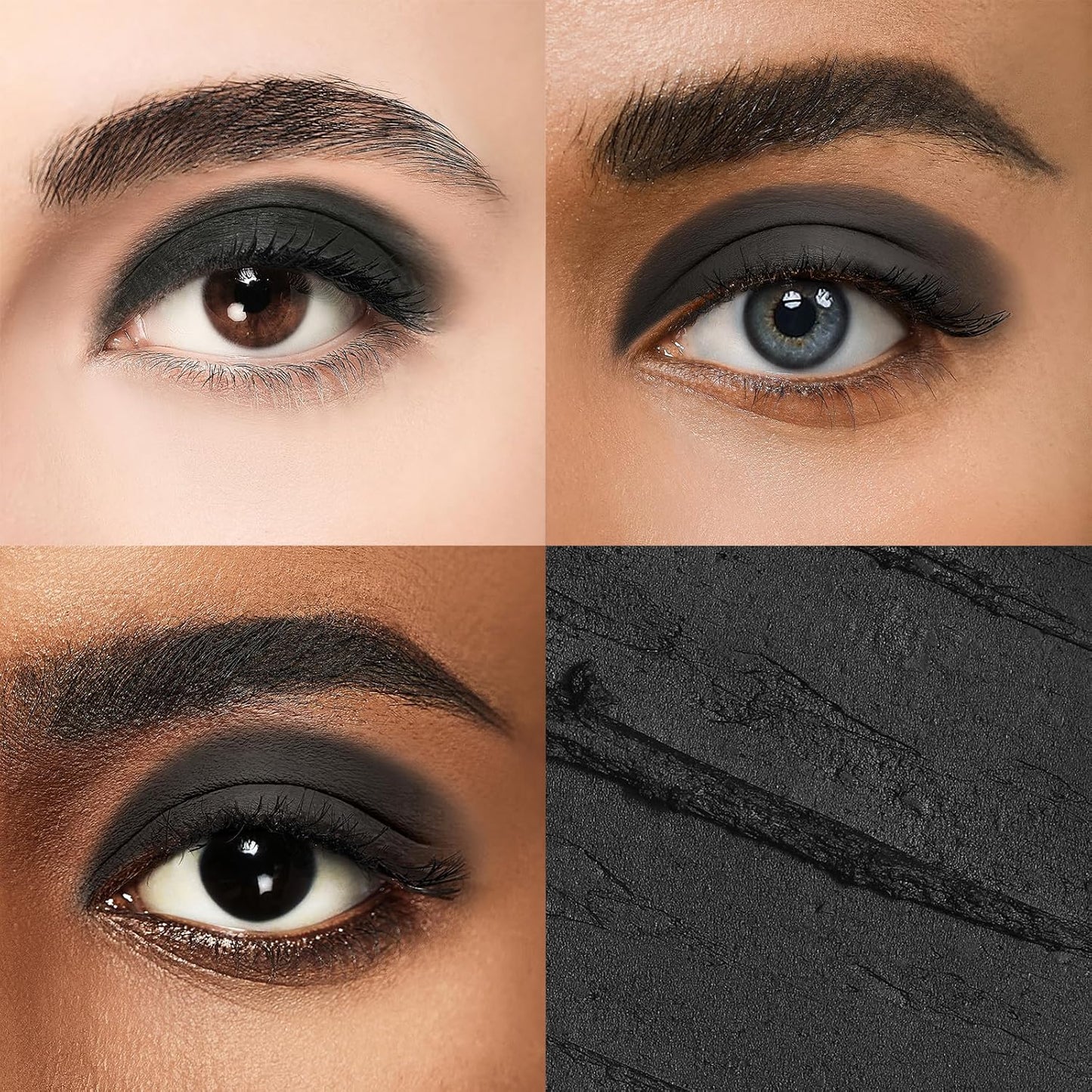 Cream Waterproof Hypoallergenic Eyeshadow Stick, long wear Metallic Glitter Matte Eye Shadow Pencil With Makeup Brush, Eye Brightener, 33 Matte Cocoa