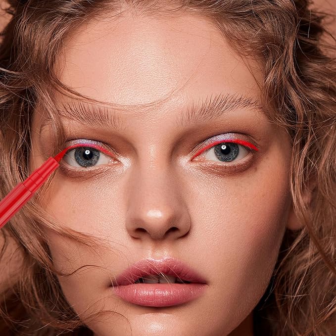 12 PCS Eyeliner Pencils,Professional Long Lasting Waterproof Makeup Pencils,Highly Pigmented Inner Corner Eye Highlighter Eyeliner Pencil Eye Liner Pen Sets for Women