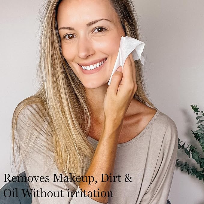 1400-Count Bulk Individually Wrapped Makeup Remover Wipes | Hypoallergenic, Fragrance-Free, Alcohol-Free with Vitamin E | Travel Essentials, Makeup Remover Wipes for Hotels, Airbnb