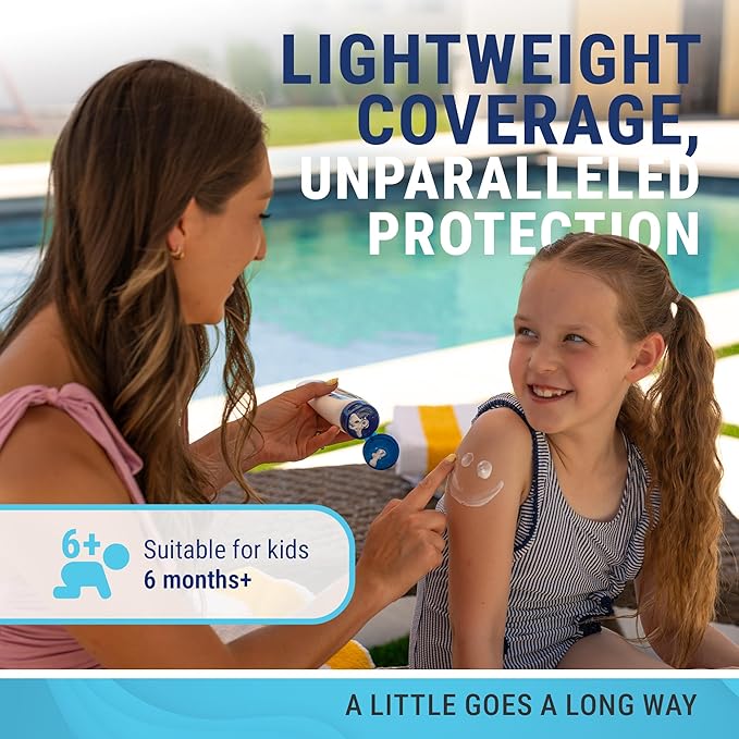 Sunscreen SPF 30 | Hawaii Compliant as Reef Safe | Octinoxate & Oxybenzone Free | Broad Spectrum UVA/UVB Protection | Water Resistant 80 Min. | Fragrance Free | 6 Fl Oz (Pack of 1))