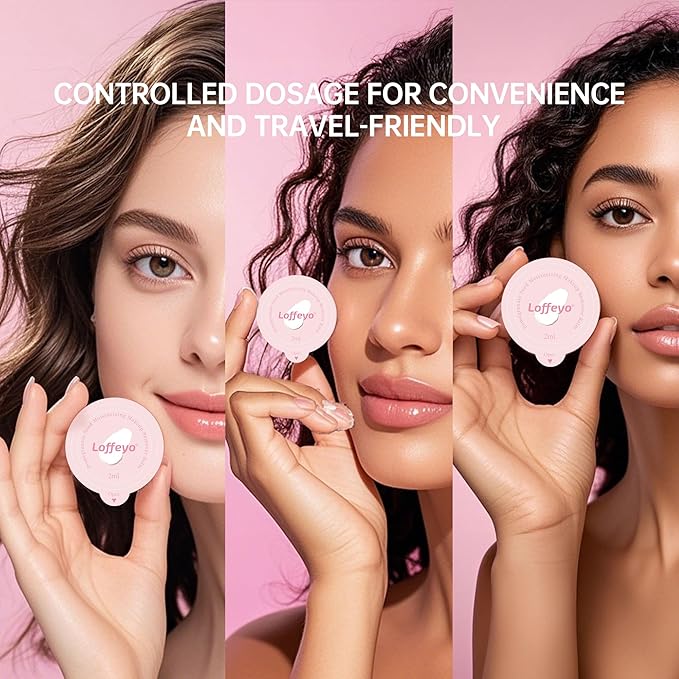 30PCS Travel Mini Size Cleansing Balm, Makeup Remover Balm, Individually Wrapped Pods, Gentle & Hydrating with Pomegranate Extract, Leak-Proof & Travel-Friendly, For All Skin Types