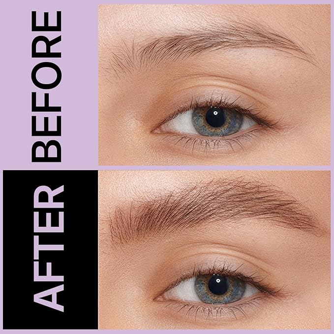 30° Curved Eyebrow Pencil, Magic 2 in 1 Eyebrow Pen Pro, Waterproof Eye Brow Pen with 2 Tips, Vivid Microblading Brow Pencils for Women, Last All Day Makeup (Black Brown)