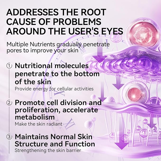 BREYLEE Retinol Eye Mask Under Eye Patches with Retinol, Collagen & Hyaluronic Acid, Reduce Puffy Eyes, Dark Circles, Wrinkles & Fine Lines, Anti-Aging Smoothing Skin Care for Women & Men - 60 Pcs