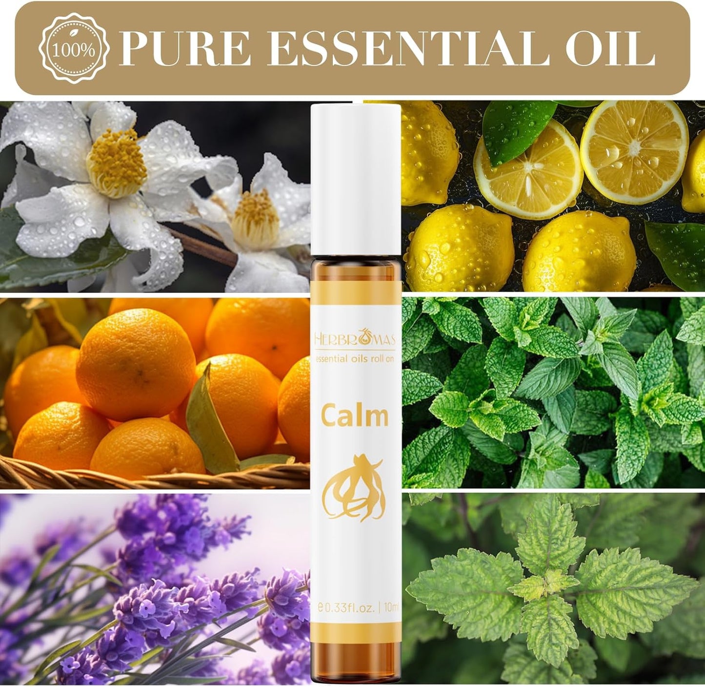 Aromatherapy Essential Oil Roll On Blend Relaxation Gift for Women, Natural and Pure Essentail Oils with Travel Size Roller Ball Bottle (Sleep, 1)