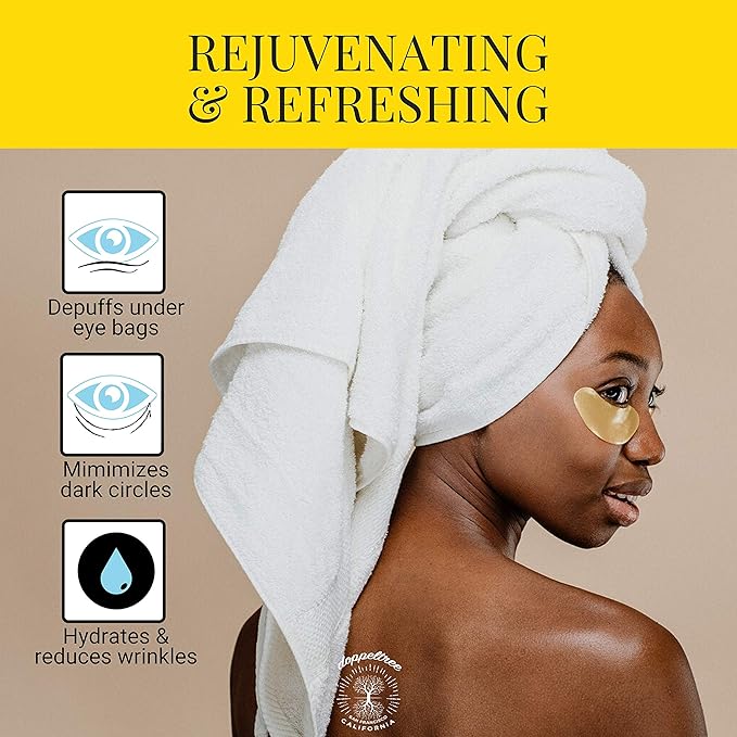 Doppeltree Golden Self-care Bundle: Gold Face Mask + Gold Lip Mask + Gold Eye Mask