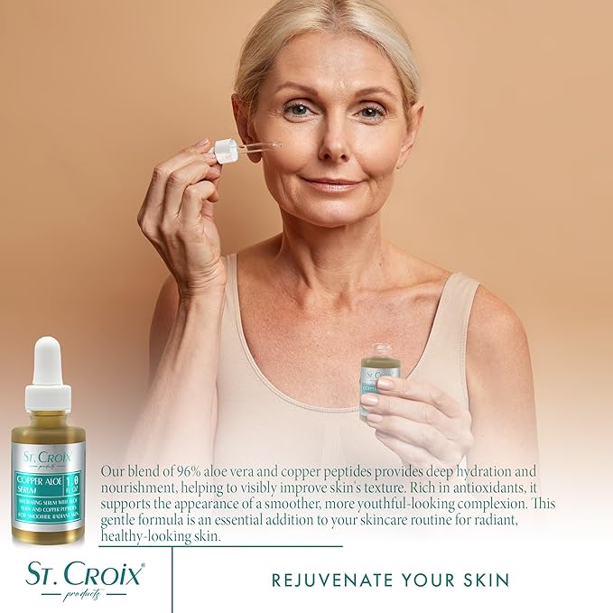 Copper Aloe Serum - Soothing Aloe Concentrate with Copper Peptides - 1 oz