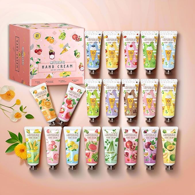 20pack Hand Lotions Gift Set for Dry Hands,Natural Plant Scents, Perfect for Women, Birthday, Mother's Day,Teacher Appreciation, Bridesmaid Thank You Gifts