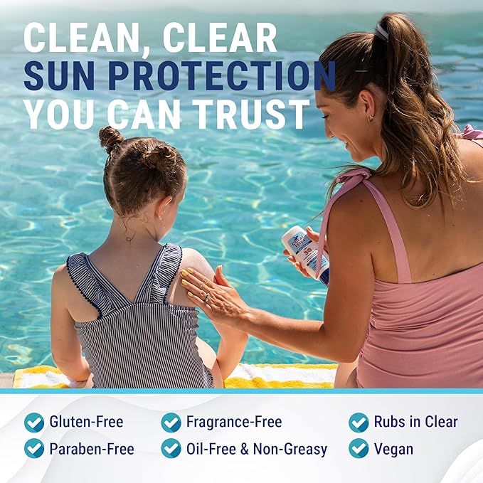 Sunscreen SPF 30 | Hawaii Compliant as Reef Safe | Octinoxate & Oxybenzone Free | Broad Spectrum UVA/UVB Protection | Water Resistant 80 Min. | Fragrance Free | 6 Fl Oz (Pack of 1))