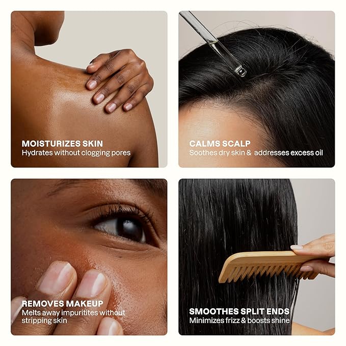 Cliganic Organic Jojoba Oil, 100% Pure (2oz) | Natural Cold Pressed Unrefined Hexane Free Oil for Hair & Face | Base Carrier (Packaging May Vary)