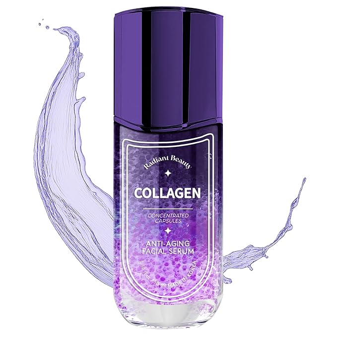 Collagen Anti-Aging Facial Serum - Deeply Moisturizing & Smoothing, Diminishes Dark Spots & Wrinkles - Dermatologist Tested, Korean Skin Care - 50mL / 1.69 fl.oz