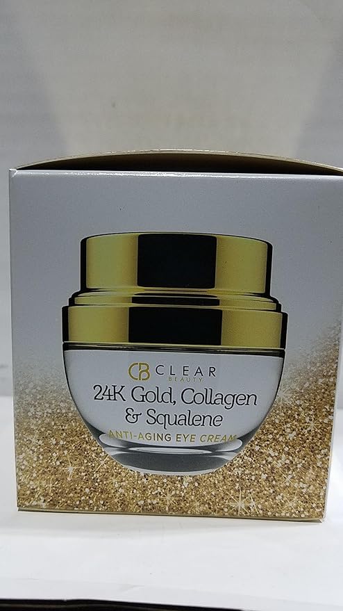 24k Gold & Collagen Under Eye Cream - Hydrating, Firming & Anti-Aging - Dermatologist Tested, Clean Beauty & Cruelty-Free Korean Skin Care for All Skin Types - 1 Fl. Oz