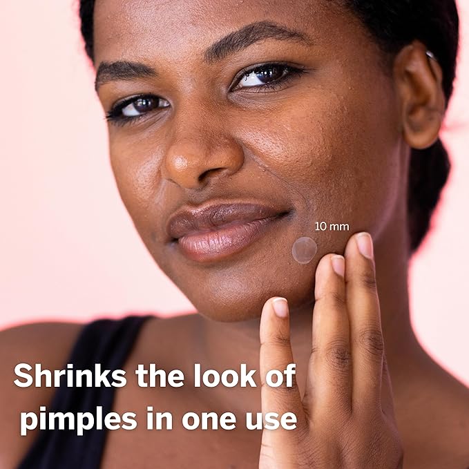 Dot Pimple Zit Patches for Face – Dermatologist Recommended & Ranked 1 for Most Effective Blemish Support – All Natural Hydrocolloid Acne Stickers with Vitamin C & Salicylic Acid (10 mm, 40 ct)