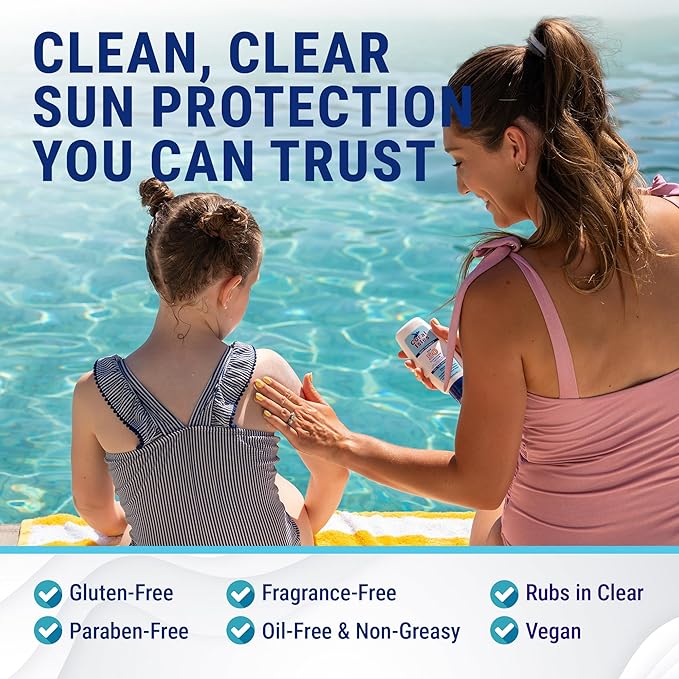 Sunscreen SPF 50 | Hawaii Compliant as Reef Safe | Octinoxate & Oxybenzone Free | Broad Spectrum UVA/UVB Protection | Water Resistant 80 Min. | Fragrance Free | 6 Fl Oz Lotion
