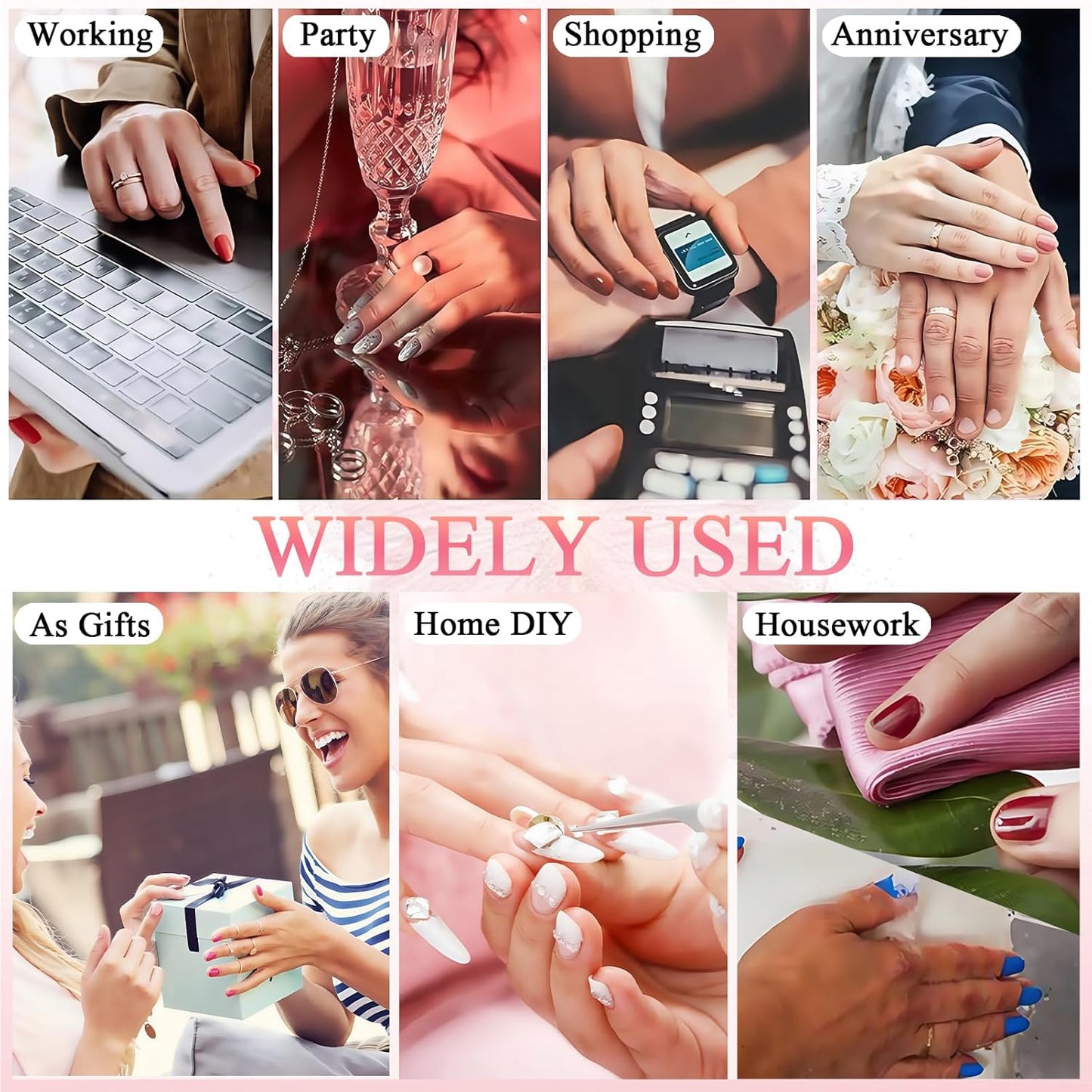 Clear Chunky Glitter Top Coat Nail Polish, Spring Summer Nail Polish with Flower Glitter for Women & Girls, No UV Light Needed