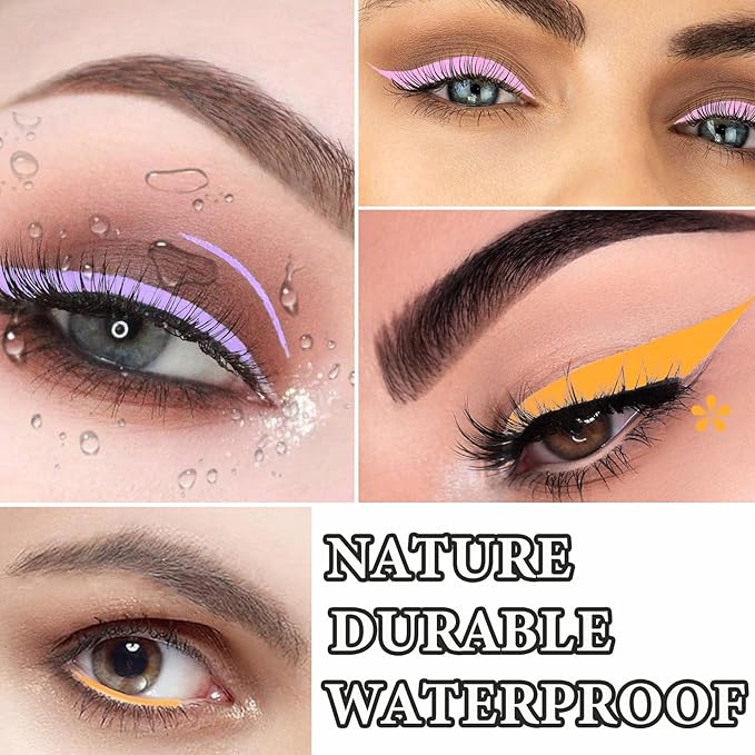 5PCS Liquid Eyeliner Stamps Set,Double-side Winged Eyeliner Stencil Pen