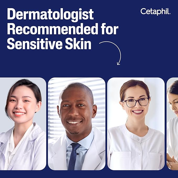 Cetaphil Exfoliating Face Wash, Extra Gentle Daily Face Scrub, Gently Exfoliates & Cleanses, For All Skin Types, Non-Irritating & Hypoallergenic, Suitable For Sensitive Skin, 6 Fl Oz, Pack of 2