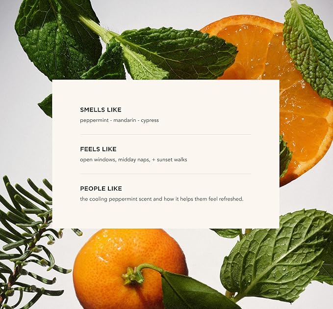 By Rosie Jane Chill Body Wash - Creamy, Hydrating Body Wash Made with Peppermint, Mandarin & Cypress - Supports Skin Elasticity & Builds Collagen - Vegan & Non-Toxic (350ml)