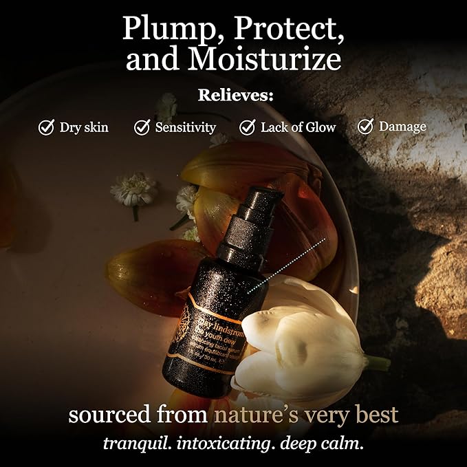 Balancing Face Serum For All Skin Types | Organic Facial Serum For Daily Support and Glow | 21 Ambitiously Regenerating and Indulgent Plant and Botanical Oils | Made in USA | The Youth Dew | 30 ml