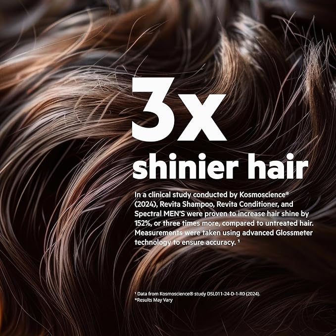 DS Labs Revita Conditioner - High-Performance Hair Density Conditioner, Strengthening, Thickening & Volumizing, Fuller, Healthier-Looking Hair, Sulfate & Silicone Free, For Men & Women, 205mL