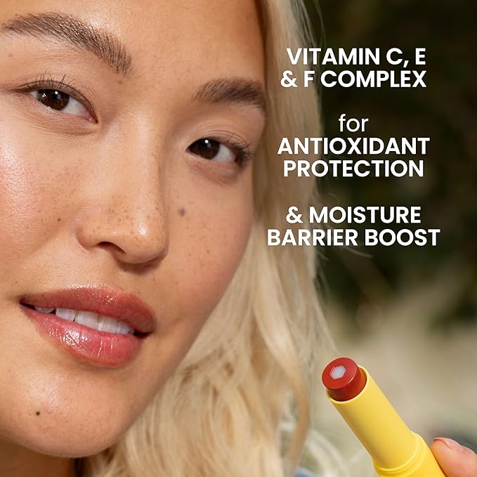 Burt’s Bees Tinted Boosted Balm, Cheeky Cherry, Hydrating Tinted Lip Balm with Vitamin C, E, and F Core, 24 Hour Lip Moisturizer with Responsibly Sourced Beeswax, 100% Natural Origin, 1 Count, 0.16oz