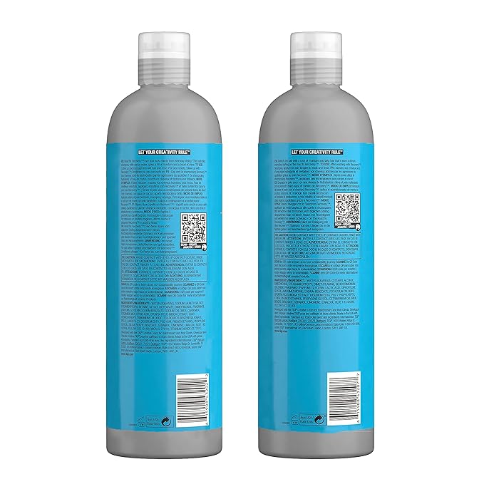 Bed Head by TIGI Recovery Moisturizing Shampoo and Conditioner Set for Dry Hair, with Prickly Pear Cactus Extract, 25.36 fl oz, 2 Pack