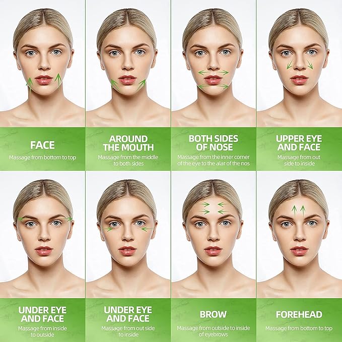 AECW (Jade Roller + Ice Roller) 2 in 1 Ice Roller for Face & Eye Puffiness Relief and Jade Roller for Face Eyes Body Neck Facial Massage Tool Roller