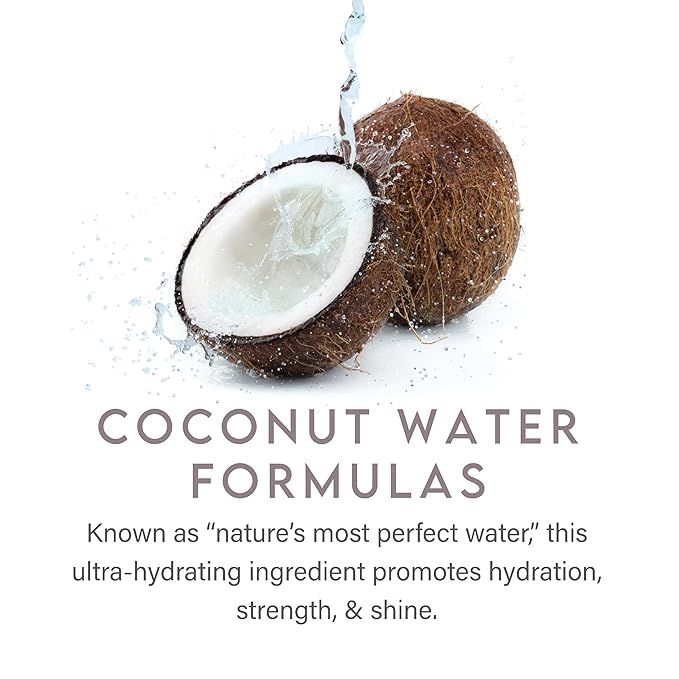 ALURAM Coconut Water Leave-In Conditioner for Healthy, Hydrated Hair, 8 Fl Oz