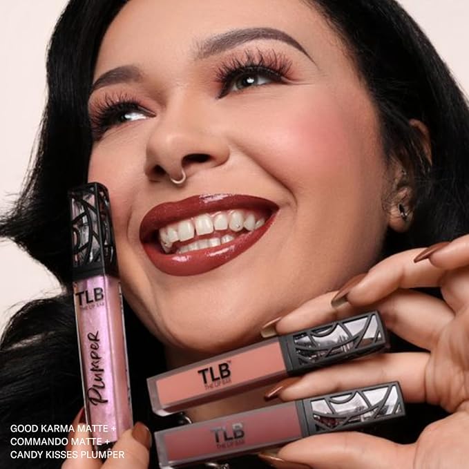 The Lip Bar - Nonstop Liquid Matte Lipstick, Commando (Peachy Nude) - High Pigment - One Swipe - Long Lasting - Jojoba Oil, Vitamin E - Vegan & Cruelty Free - Makeup & Cosmetics - .24 fl oz