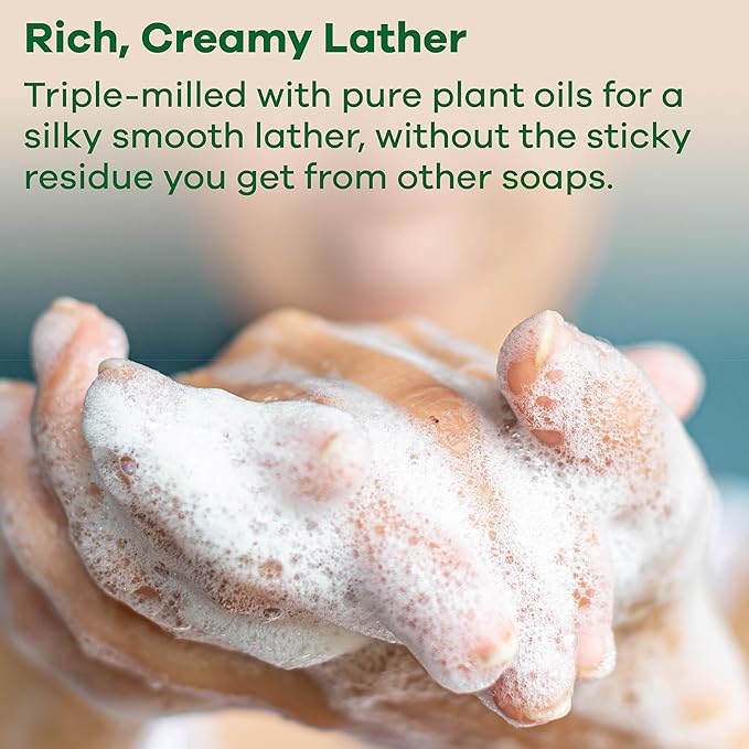 Australian Botanical Soap, 6.6 OZ, Triple Milled Bars with Pure Plant Oil, Natural Soap Base, Enriched with Organic Shea Butter, for Men, Women, All Skin Types, Variety Pack of 8, Packaging May Vary