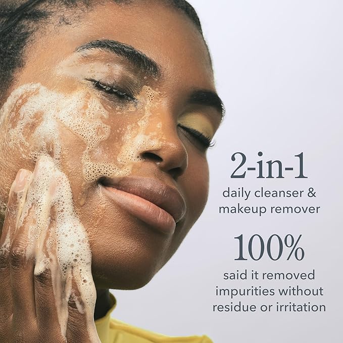 Beekman 1802 Micellar Milk Froth Gel to Foam Cleanser - 2 in 1 Cleanser and Makeup Remover, Goat Milk & Golden Sea Moss Cleanses and Replenishes Skin, Fragrance Free, Senitive Skin Safe, 5.0 fl. oz