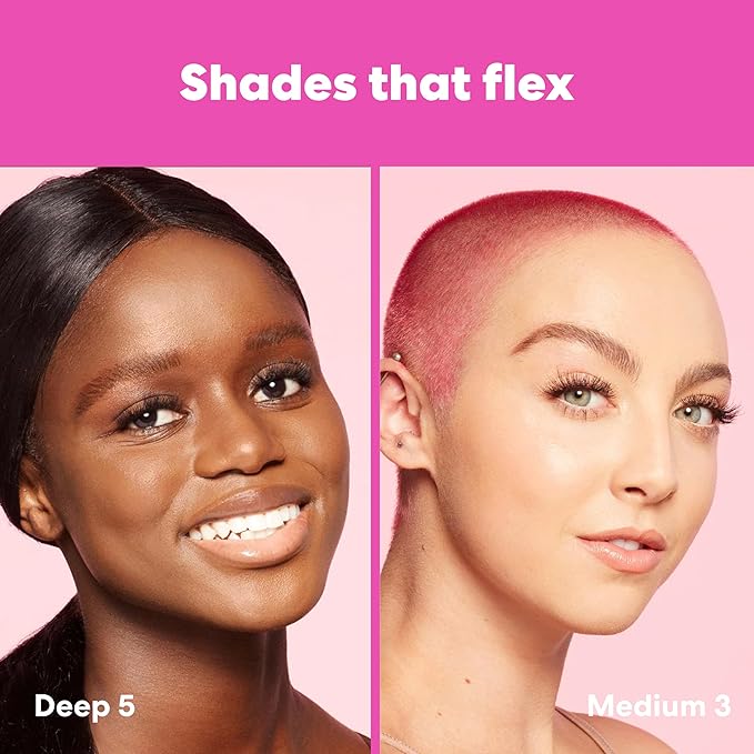 Beautyblender 12-Hour Always on Radiant Skin Tint, Breathable Serum Foundation Stays Put for All Day Long Wear, Infused with Hyaluronic Acid & Niacinamide, Deep 2