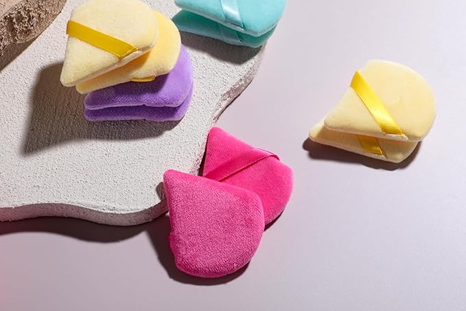BS-MALL Makeup Sponge Set 20 Pcs – Premium Portable Super Soft Triangle Puff for Flawless Makeup Application,Beauty Cosmetic Applicators For Daily Use (Multicolored)