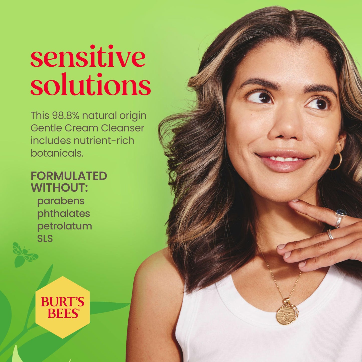 Burt's Bees Back To School Dorm Essentials, Calming Night Cream, With Aloe and Rice Milk, Face Moisturizer For Sensitive Skin, 98.8 Percent Natural Origin, 1.8 oz. Tub