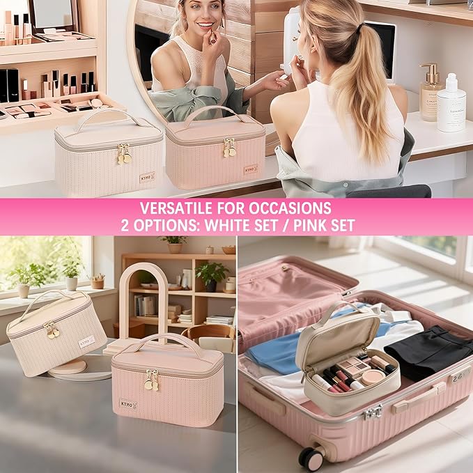 All in One Makeup Kit for Women Full Kit, Makeup Gift Sets for Women Teens Girls, Makeup Essential Bundle Includes Eyeshadow Palette Foundation Eyeliner Contour Stick Lip Gloss Cosmetic Brush Set