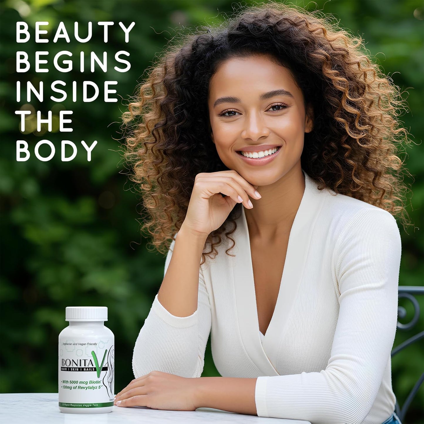 Biotin (Biotina Vitaminas) - Hair Skin Nails Vitamins for Women & Men - 5000 mcg - Hair Growth Support Supplements - 30 Tablets - with Revytalyz 5, Vitamin A, C, B12 - Made in USA