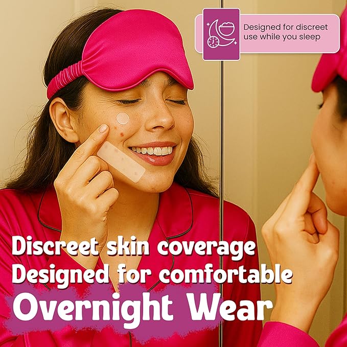 140 pcs Large Pimple Patches for Face – 7 Sizes XL Acne Patches for Full Face, Big Hydrocolloid Bandages for Body, Chin, Forehead, Chest & Back Hydrocolloid Patch (Round, Crescent, Oval & Rectangular)