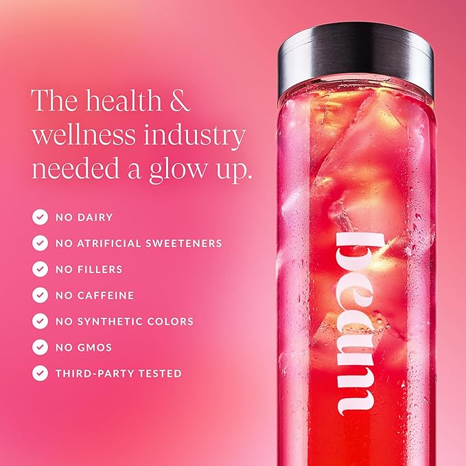 Beam Glow, Hormone Balance for Women, Thyroid Support for Women, Natural Hormone Support Powder with Selenium and Bromelain, PMS Relief, Energy, Hair Skin & Nails, Vegan, No Sugar, 15 Servings